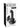 Icicles No. 84 Rechargeable Glass P-Spot Plug with Remote Control - Black