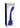 Icicles No. 89 Glass G-Spot Wand with Bendable Silicone Suction Cup - Blue