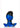 Oxballs Ergo Silicone Butt Plug - Black/Blue/Police Blue Swirl - Small
