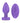 Luv Inc Pr17: Vibrating Plug W/ Remote Purple