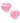 Pastease Faux Latex Baby Pink Melty Heart
