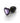 Shots Ouch! Heart Gem Butt Plug Small - Gunmetal/Amethyst