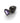 Shots Ouch! Heart Gem Butt Plug Medium - Gunmetal/Amethyst