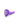 Strap-On-Me Curvy Plug Dil Metallic Purple - Small