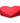 Love Pillow Heart Pillow - Red