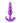 B Yours - Triple Bead Anal Plug - Purple