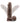 Au Natural - 9 Inch Dildo With Suction Cup - Chocolate