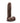 Au Natural - 9 Inch Dildo With Suction Cup - Chocolate