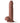 Easy Riders 7" Silicone Dildo With Balls - Dark