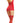 Sheer Garter Dress - One Size - Red