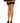 Cuban Heel Thigh High - One Size - Nude/black