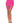 Cuban Heels Thigh High - One Size - Nude Hot Pink
