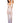 Bodystocking Gown - One Size - White/hydrangea