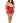 Santa Babydoll, Thong and Hat - 1x - Lipstick Red