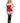 Santa Chemise, Belt, and Hat - Large - Lipstick Red