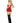 Santa Chemise, Belt, and Hat - Large - Lipstick Red