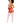 Bralette With Garter Belt and G-String - One Size - Ruby