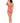 Chemise and G-String - One Size - Watermelon