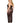 Midi Garter Chemise and Gstring 1x - Black