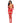 Garter Slip and G-String Dmnd - One Size - Red