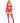 Garter Slip and G-String Dmnd - One Size Queen - Red