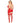 Garter Slip and G-String Dmnd - One Size Queen - Red