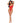 Teddy Dmnd With Pink Hearts- One Size - Red