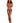 Open Back Panty - Medium - Iris/ Black