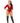 Santa's Tease - Medium - Red