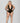 Liquid Look Chain Back Open Crotch Teddy - Queen Size - Black