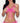 Flirty Bow Tie Top and Bottom - Os - Neon Pink