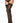 Mesh With Lace Trim Thigh High Stockings - Os - Black