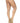 Nude Mesh Thigh Highs with Back Stitch Detail - Os - Nude