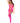 Aria Fishnet Body Stocking - Os - Neon Pink