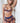 2pc Cut Out Hiphugger Set and Stockings - One Size - Melon Blue