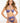 4 Pc Wired Cups Halter Bra and Garter Belt With Thong and Stockings - One Size - Ultra Violet