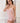 3 Pc Criss Cross Sheer Mini Dress With Thong and Stockings - One Size - Rose Angel