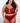 Cinnamon Red 2pc Satin Bra and High Waist Panty - Queen Size