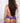 1pc Strappy Halter Teddy - Queen Size - Purple