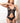 3pc Strappy Open Front Slip Corset, Panty Thong and Stockings - Os - Chalky Noir