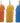 Rainbow Pecker Party Candles - 5 Pack