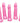 Bachelorette Pecker Party Pink Candles 5pk
