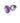 The 9's the Silver Starter Bejeweled Stainless Steel Plug - Violet