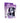 The 9's the Silver Starter Heart Bejeweled Stainless Steel Plug - Violet
