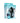 The 9's the Silver Starter Anodized Bejeweled Stainless Steel Plug - Aqua