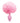 The 9's Cottontails Silicone Bunny Tail Butt Plug - Pink