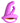 10x Come Hither Rocket Silicone Vibrator - Purple