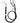 Rhinestone Handle Whip - Black