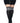 Over the Knee Athletic Socks -1x/2x - Black/white