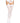Micro Net Butterfly Backseam Thigh High - One Size - White